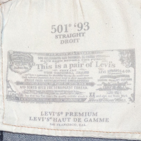 NWT Levi’s 501 Size 36 Premium ‘93 Cut Off Shorts - Picture 14 of 16